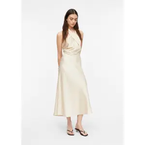 Women's Satin Backless Dress COMMA image-6
