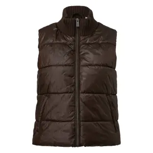 Sleeveless Gilet with Knitted Collar Women's COMMA image-0