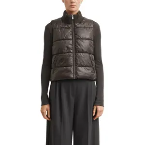 Sleeveless Gilet with Knitted Collar Women's COMMA image-2