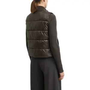 Sleeveless Gilet with Knitted Collar Women's COMMA image-5