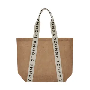 Canvas Tote Bag with Logo for Women COMMA image-0