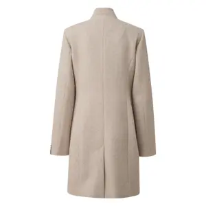 Manteau blazer ajusté à motif chevrons et col montant femme COMMA image-1