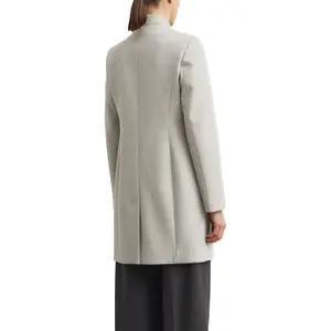 Manteau blazer ajusté à motif chevrons et col montant femme COMMA image-5