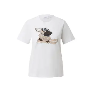 Women's Artistic Pattern T-Shirt COMMA image-0