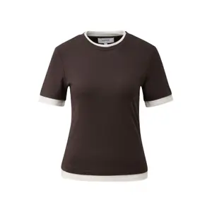 Soft Layered Effect T-shirt Women COMMA image-0