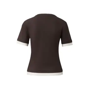 Soft Layered Effect T-shirt Women COMMA image-1