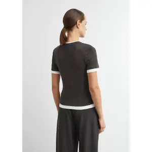 Soft Layered Effect T-shirt Women COMMA image-4