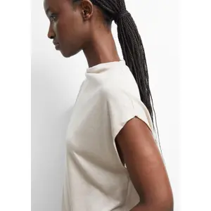 Light High Neck T-Shirt Women COMMA image-3