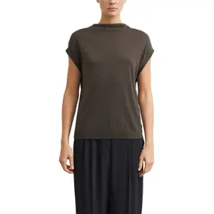 Light High Neck T-Shirt Women COMMA image-2