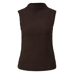 Lightweight High Neck Textured Vest Women COMMA image-0