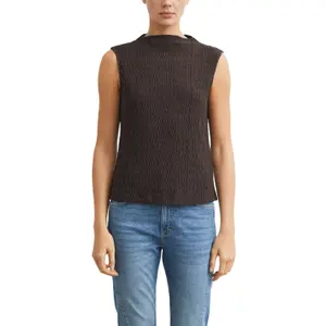 Lightweight High Neck Textured Vest Women COMMA image-2