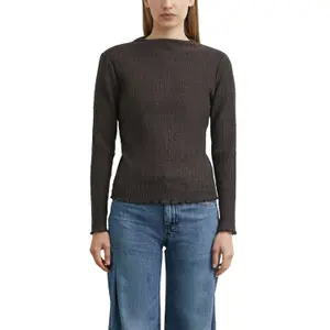 Lightweight High Neck Long Sleeve Structured T-Shirt Women COMMA image-2