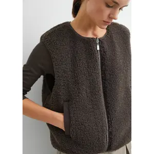 Women's sleeveless fleece jacket COMMA image-3