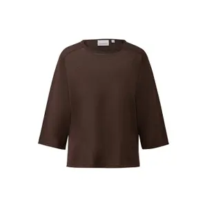 Pull Rundhalsausschnitt mit Raglanärmeln aus feinem Leinenmix für Damen COMMA