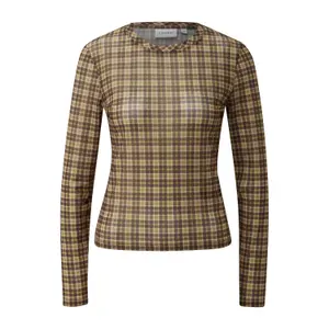 Women's long-sleeved mesh T-shirt COMMA image-0