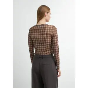 Women's long-sleeved mesh T-shirt COMMA image-4