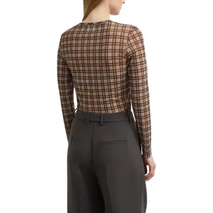 Women's long-sleeved mesh T-shirt COMMA image-5