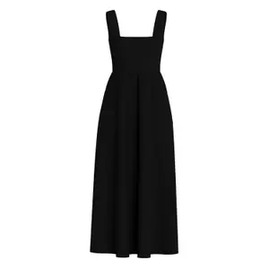 V-Neck Fabric Blend Dress for Women COMMA image-0