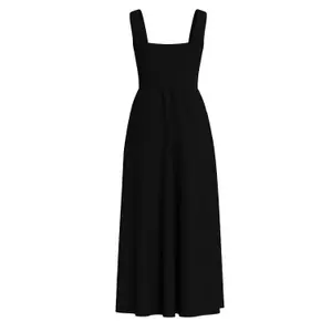 V-Neck Fabric Blend Dress for Women COMMA image-1