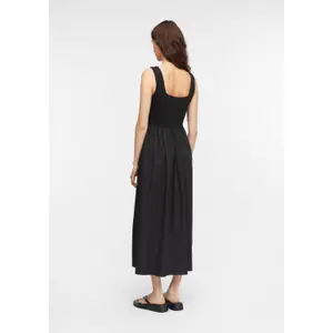 V-Neck Fabric Blend Dress for Women COMMA image-4