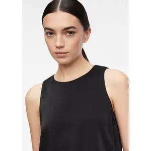 Women's Fluid Top in Viscose Blend with Worn Effect COMMA image-3