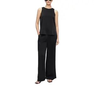 Women's Fluid Top in Viscose Blend with Worn Effect COMMA image-6