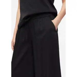 Women's Viscose Twill Trousers COMMA Wide-Leg image-3