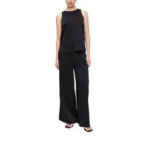 Women's Viscose Twill Trousers COMMA Wide-Leg image-6