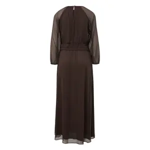 Long Sleeve Chiffon Dress Women COMMA image-1