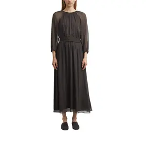 Long Sleeve Chiffon Dress Women COMMA image-2