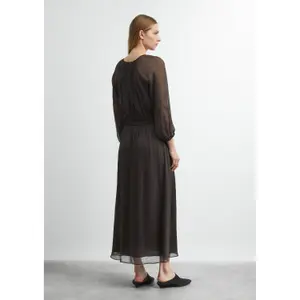 Long Sleeve Chiffon Dress Women COMMA image-4