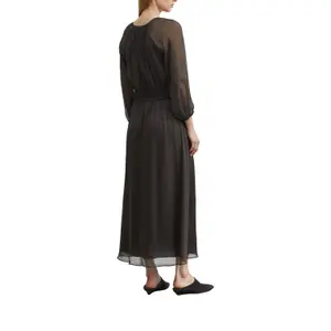 Long Sleeve Chiffon Dress Women COMMA image-5
