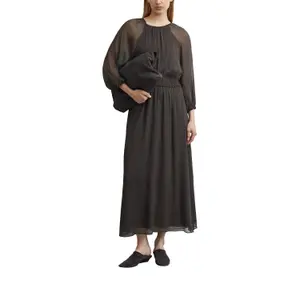 Long Sleeve Chiffon Dress Women COMMA image-6