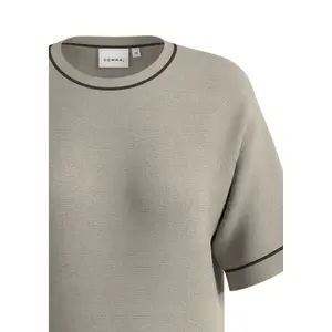 Women's Fine Knit Batwing Sleeve Crew Neck Top COMMA image-4
