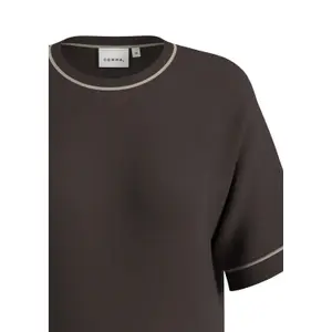 Women's Fine Knit Batwing Sleeve Crew Neck Top COMMA image-4