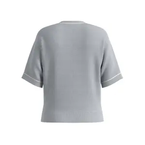 Women's Fine Knit Batwing Sleeve Crew Neck Top COMMA image-1