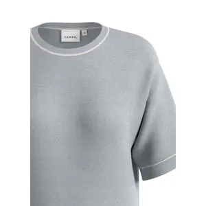 Women's Fine Knit Batwing Sleeve Crew Neck Top COMMA image-4