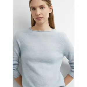 Women's Alpaca Blend Crew Neck Jumper COMMA image-3