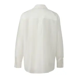 Long Sleeve Sheer Voile Shirt with Patch Pockets for Women COMMA image-1