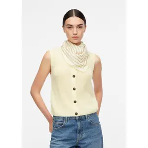 Women's Silk Blend Graphic Print Scarf COMMA image-2