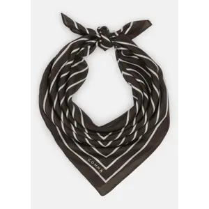 Women's Silk Blend Graphic Print Scarf COMMA image-2
