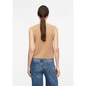 Women's Sleeveless Alpaca Blend Cardigan COMMA image-4
