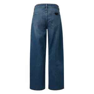 Mid-Rise Frayed Hem Tapered Jeans Women COMMA image-1