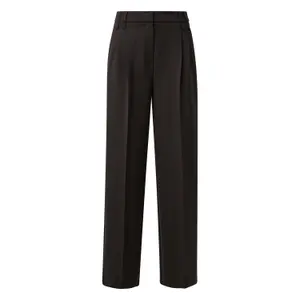 Pleated trousers for women COMMA Wide-Leg image-0