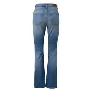High-Waisted Bootcut & Flare Five-Pocket Jeans for Women COMMA image-1