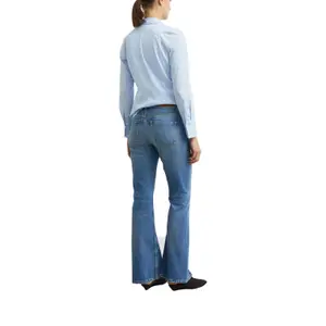 High-Waisted Bootcut & Flare Five-Pocket Jeans for Women COMMA image-5