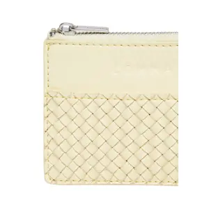Woven Card Holder for Women COMMA image-2