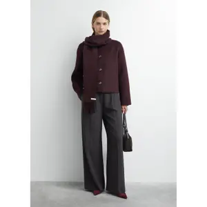 Women's Double-Faced Fringe Scarf COMMA image-5
