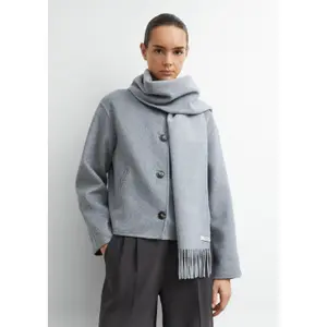 Women's Double-Faced Fringe Scarf COMMA image-3
