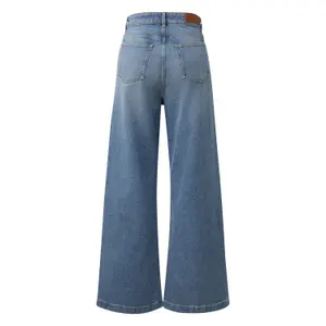 Womens Asymmetrical Wide Leg Jeans COMMA Anna image-1